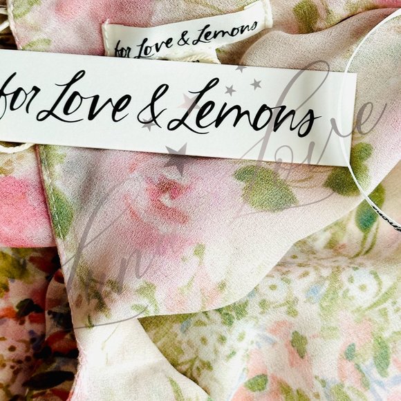 FOR LOVE & LEMONS Emmaline Floral Maxi Dress NWT - Picture 12 of 13